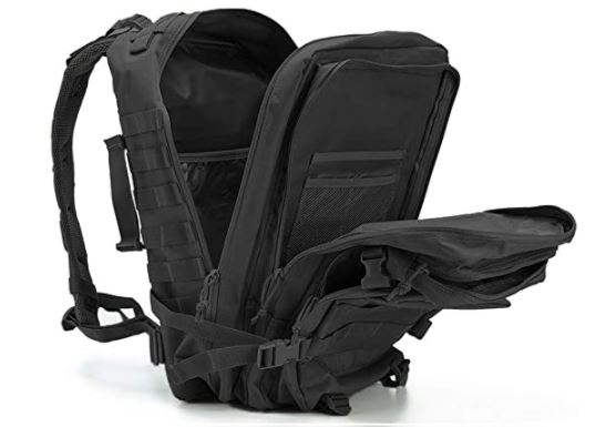Armybag 600D Oxford  Schwarz 45L - 6