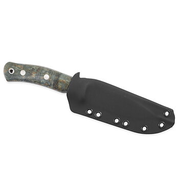 Casström No.10 Schwedischer Wald Messer, Stabilisierte masur Ozean, Rostfrei, Kydex