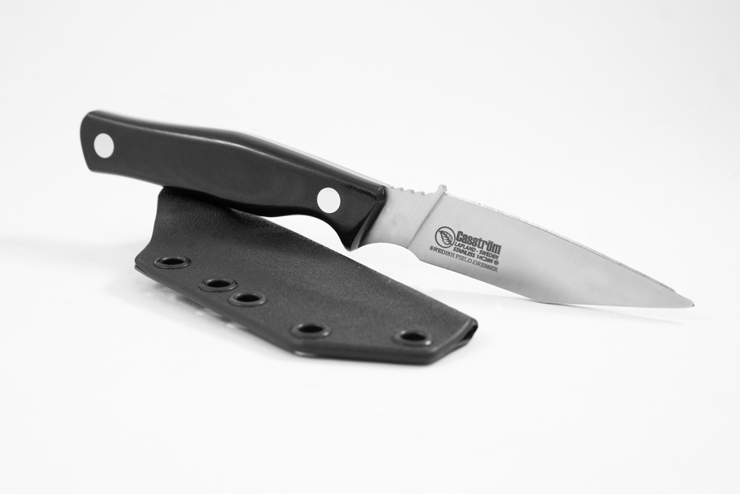 Casström Swedish Field Dresser, Schwarzes Micarta, Kydex - 3