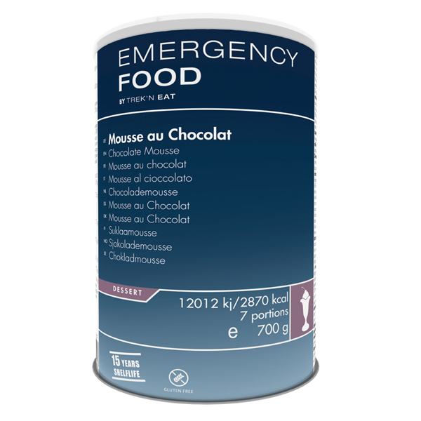 Emergency Food | Chocolate Mousse | Frystorkad mat | 700g