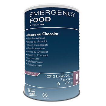 Emergency Food | Chocolate Mousse | Frystorkad mat | 700g
