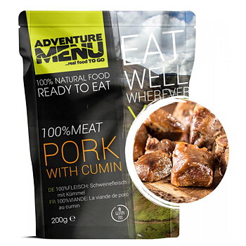 Adventure Menu | Pork meat with cumin  | MRE | 200g