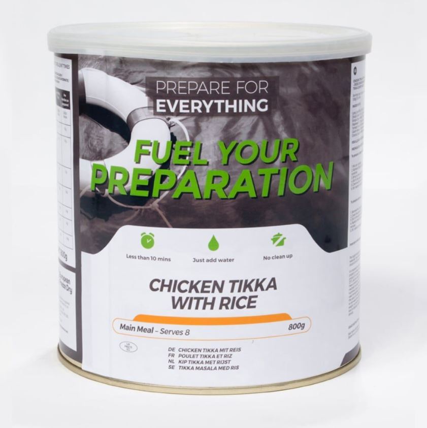 Fuel Your Preparation | Chicken Tikka with Rice| Frystorkad mat | 800g