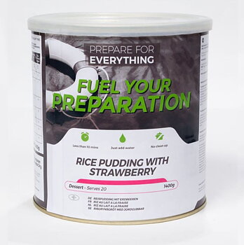 Fuel Your Preparation | Milchreis mit Erdbeeren  | Gefriergetrocknete Lebensmittel | 1400g