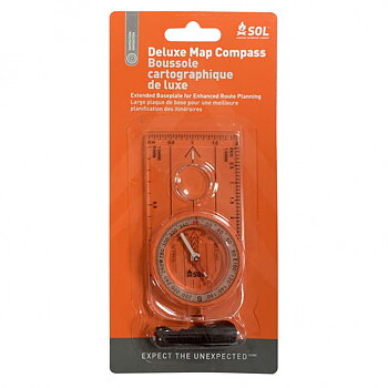 SOL Deluxe Map Compass