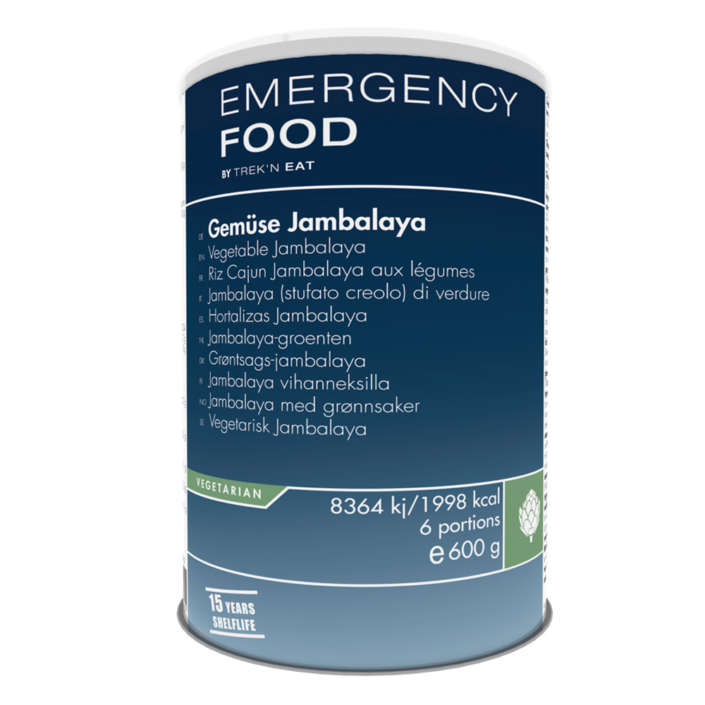 Emergency Food | Vegetable Jambalaya| Frystorkad mat | 600g