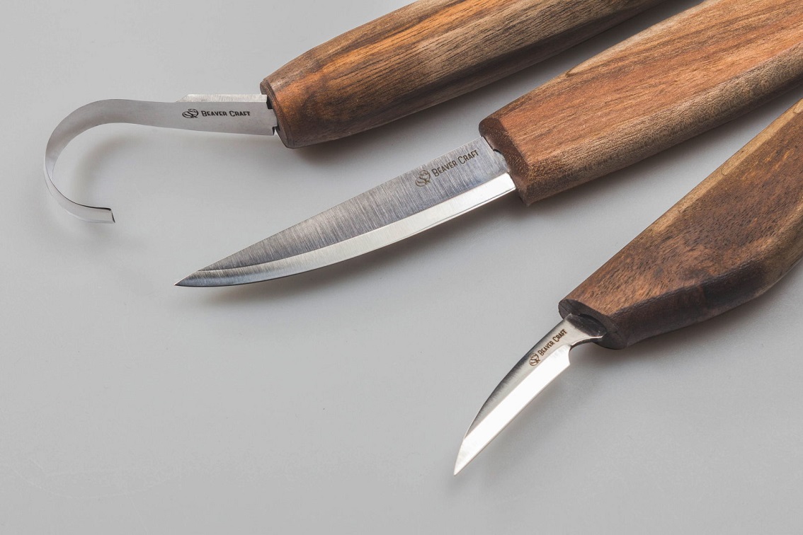 BeaverCraft-sett med utskjæringskniver S13X - 3