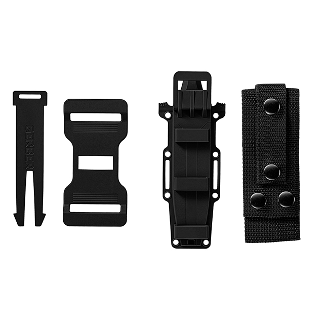 Gerber Strongarm Fixed Blade Knife Fine Edge Black - 5