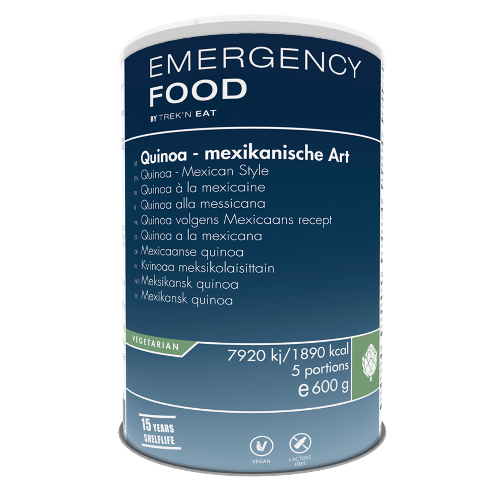 Emergency Food | Quinoa Mexican Style | Frystorkad mat | 600g