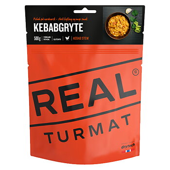 Real Turmat | Kebab Stew  | Frysetørret mad | 138g