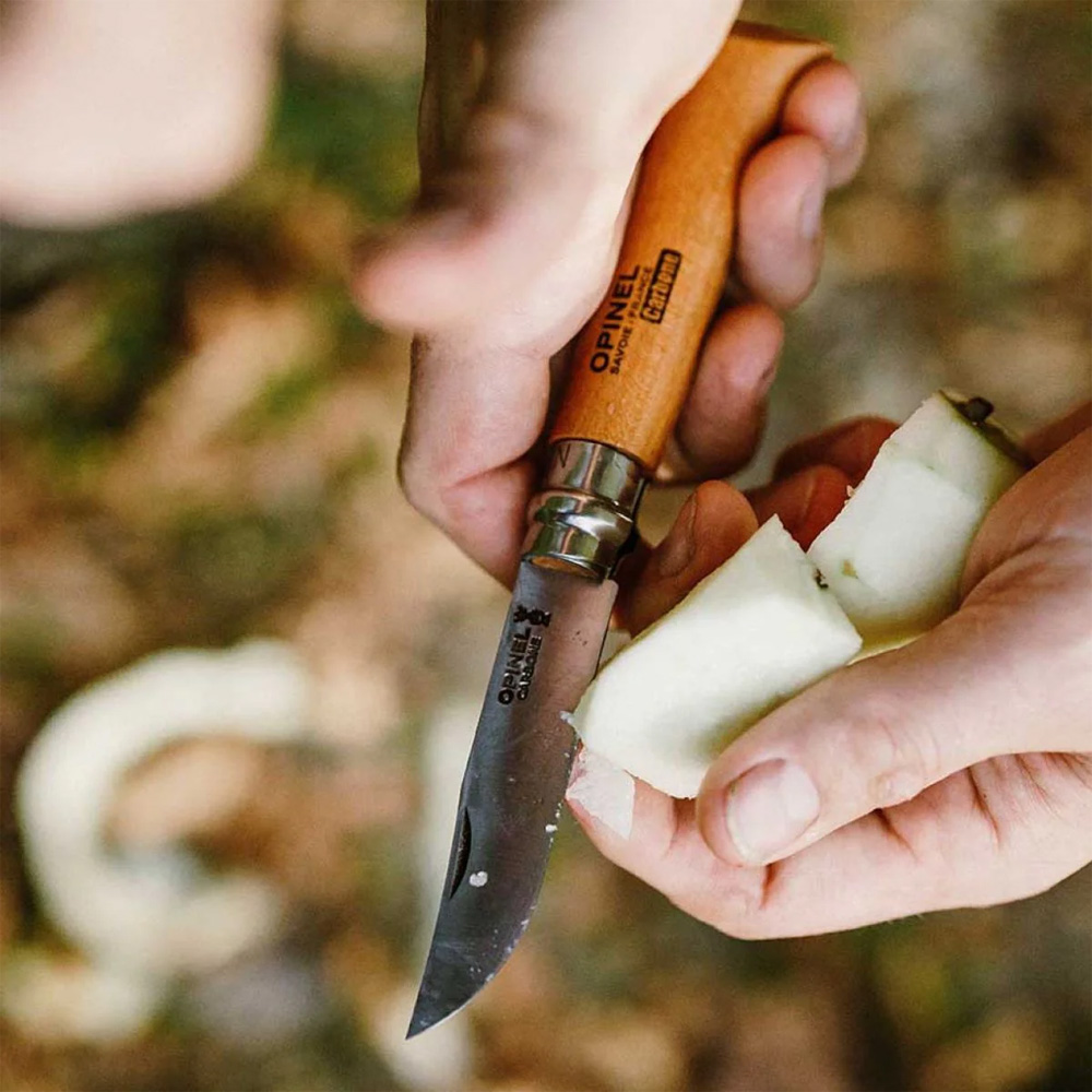 Opinel No 07 foldekniv i karbonstål - 3