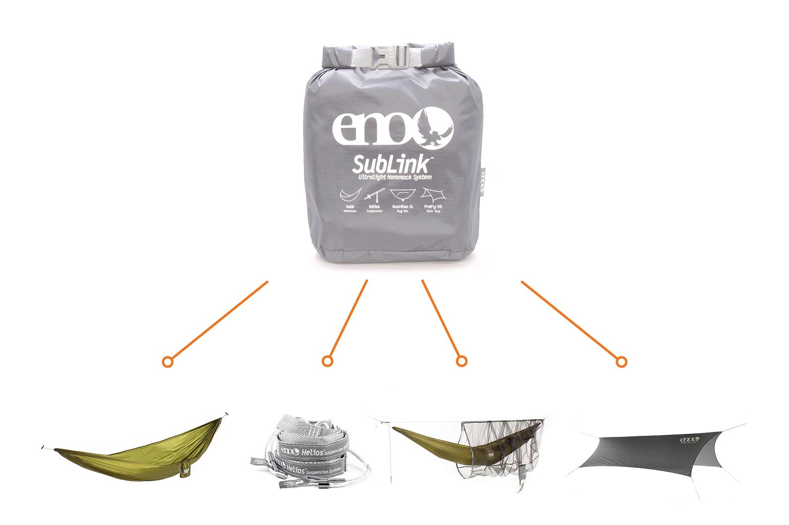 ENO SubLink™ Hengekøyesystem | Hengekøye | Hengekøye - 3