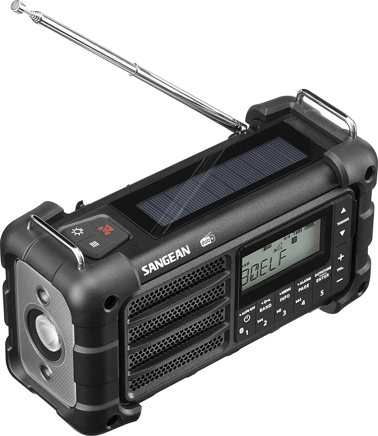 Vevradio Sangean MMR99 DAB Black | Solceller | Powerbank 2600 mAh | Nödradio - 6