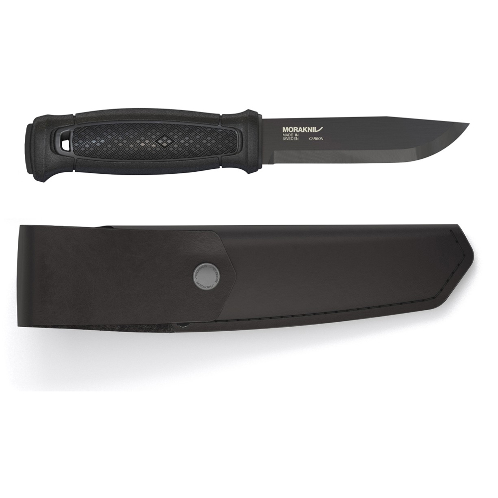 Morakniv Garberg i kolst&aring;l med l&auml;derslida