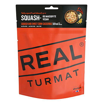 Real Turmat | Squash and Sweet Corn Casserole | Frystorkad mat | 116g