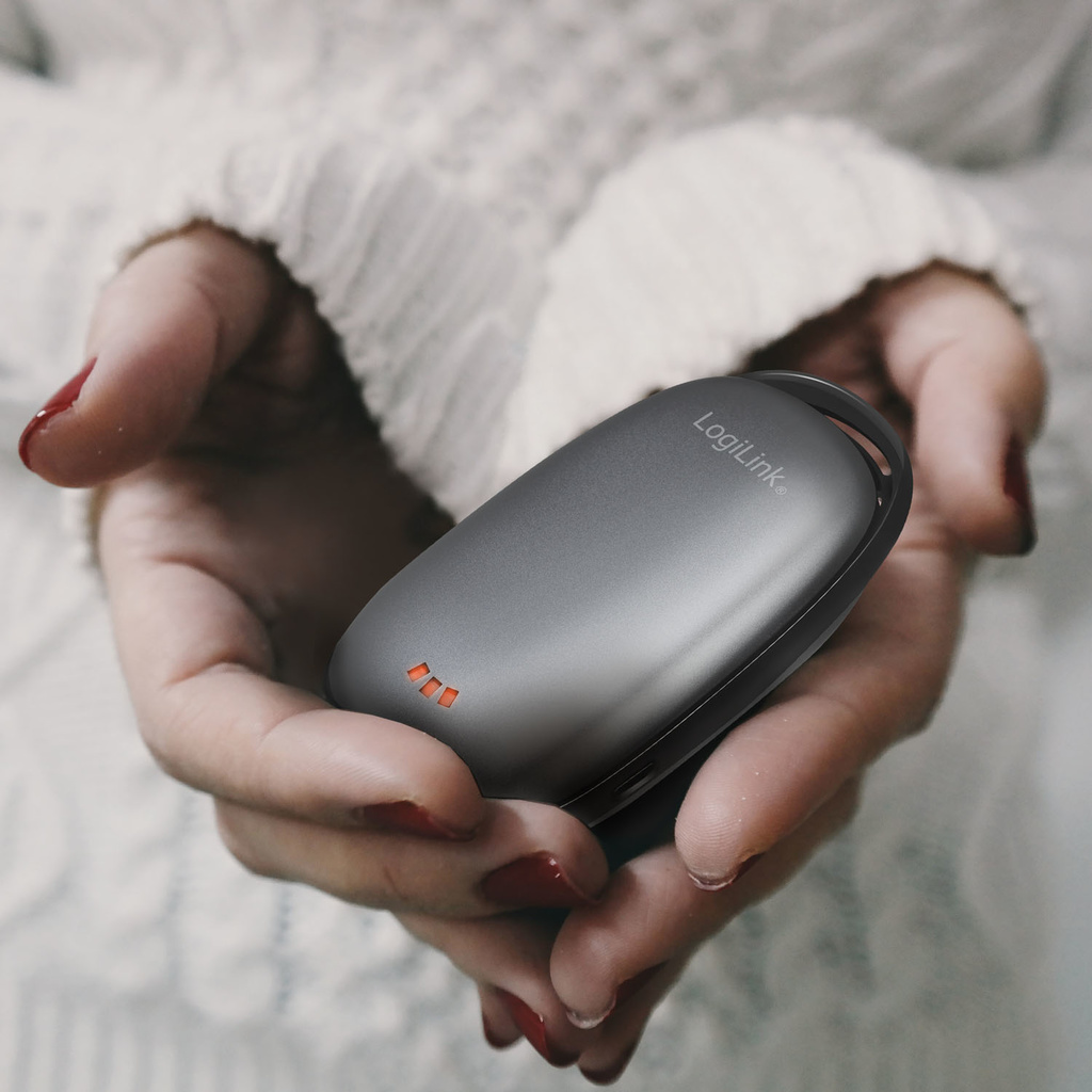 Logilink PowerBank with handwarmer 4000mAh Svart - 2