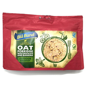Blå Band | Oat porridge with banana & chocolate | Frystorkad mat | 150g