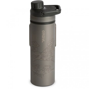 Grayl Ultrapress Purifier Titanium Covert Schwarz | Wasserfilter