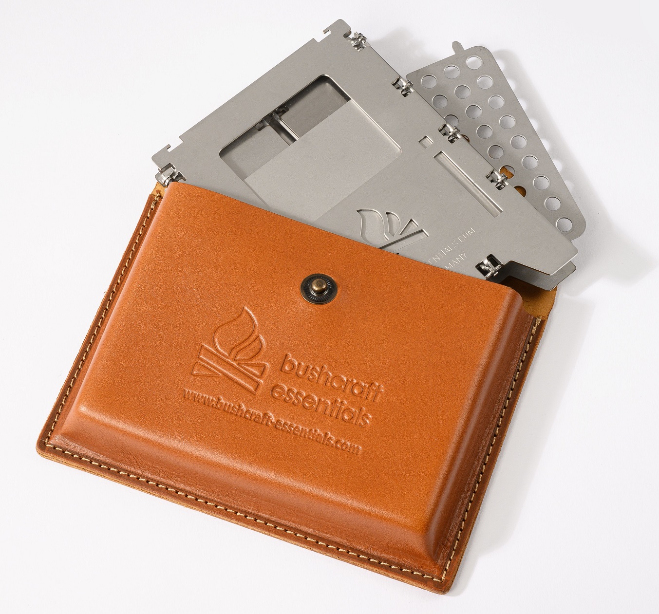 Bushcraft Essentials Leather Pouch Bushbox LF - 6