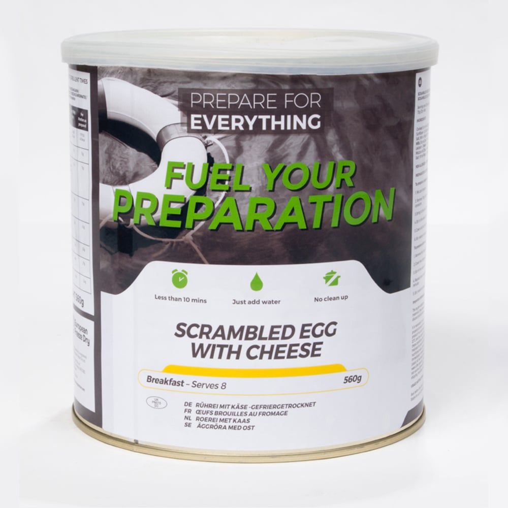 Fuel Your Preparation | Scrambled Egg with Cheese | Frystorkad mat | 560g