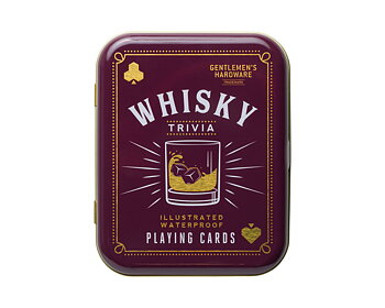 Gentlemens Hardware Whisky Trivia Playing Cards