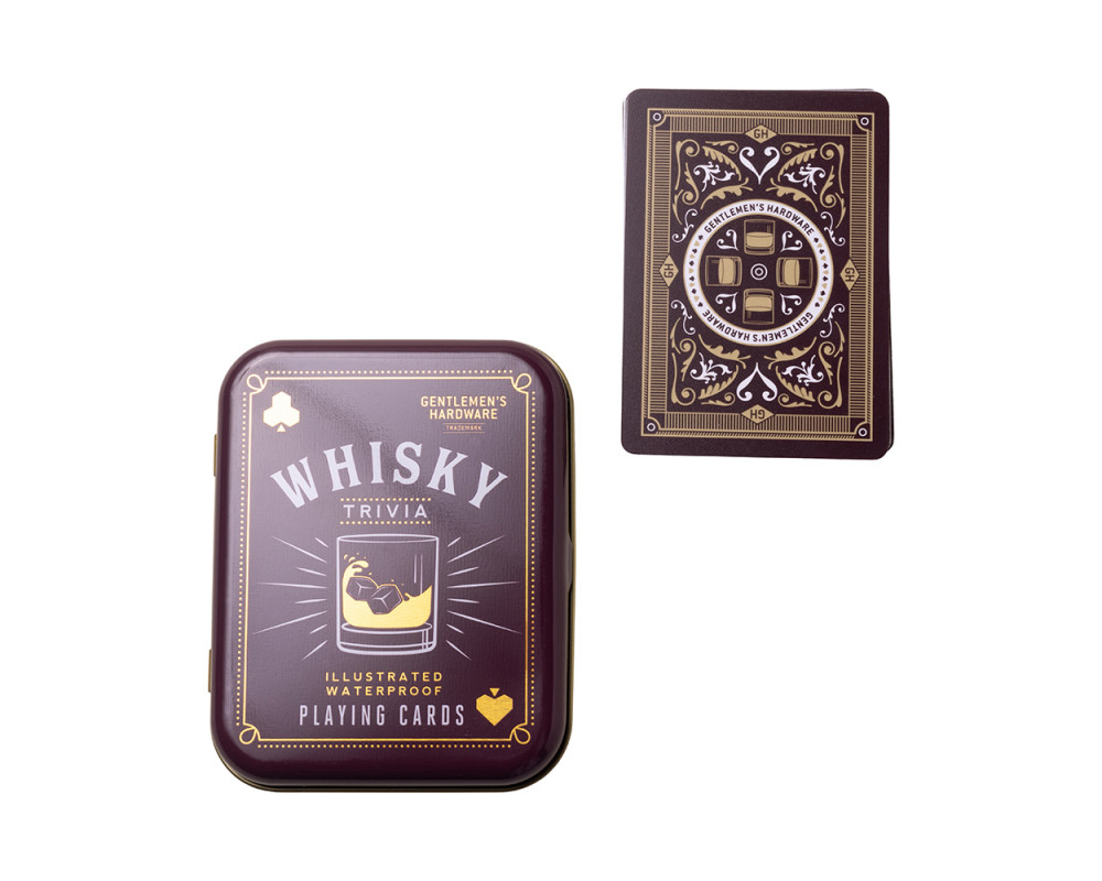Gentlemens Hardware Whisky Trivia Playing Cards - 2