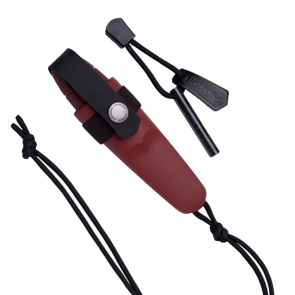 Morakniv Eldris mit Feuerstahlset Rot - 2