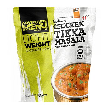 Adventure Menu | Hähnchen Tikka Masala mit Basmatireis  | Gefriergetrocknete Lebensmittel | 115g