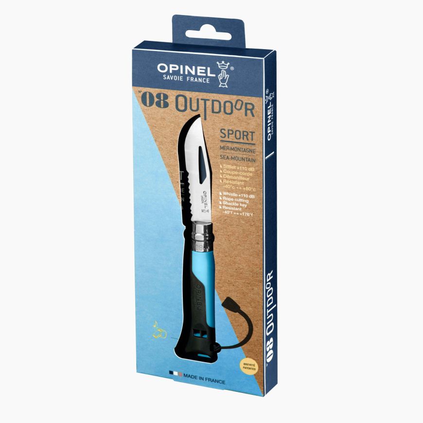 Opinel No8 Outdoor Blau - 3