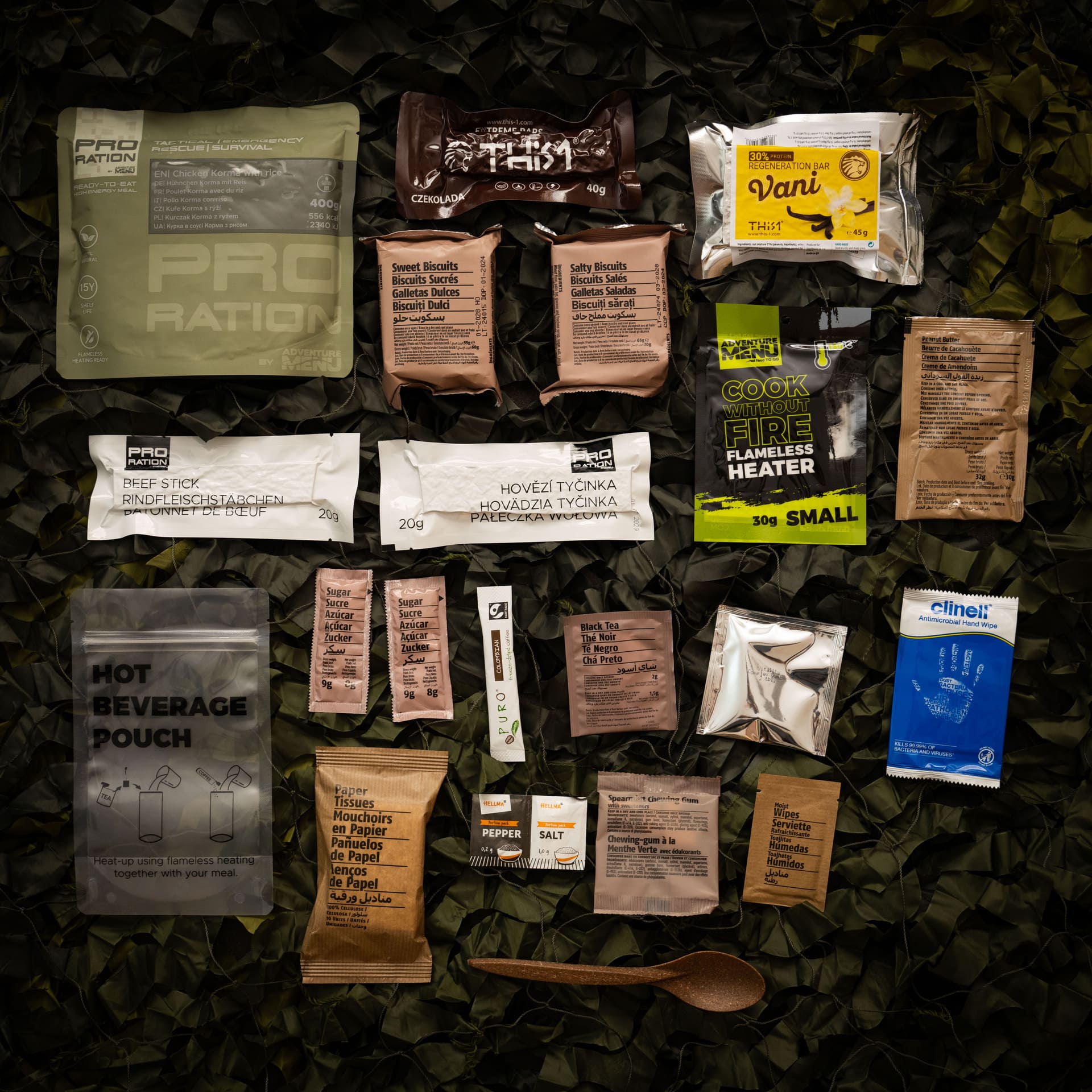 Pro Ration | Ultimate tactical ration Half-Day Menu I | MRE | 758g - 2