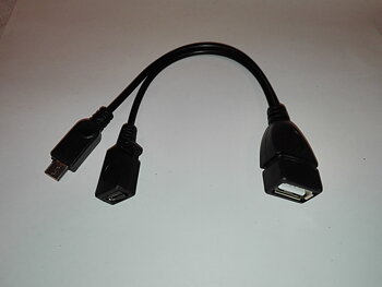 USB OTG power-split cable