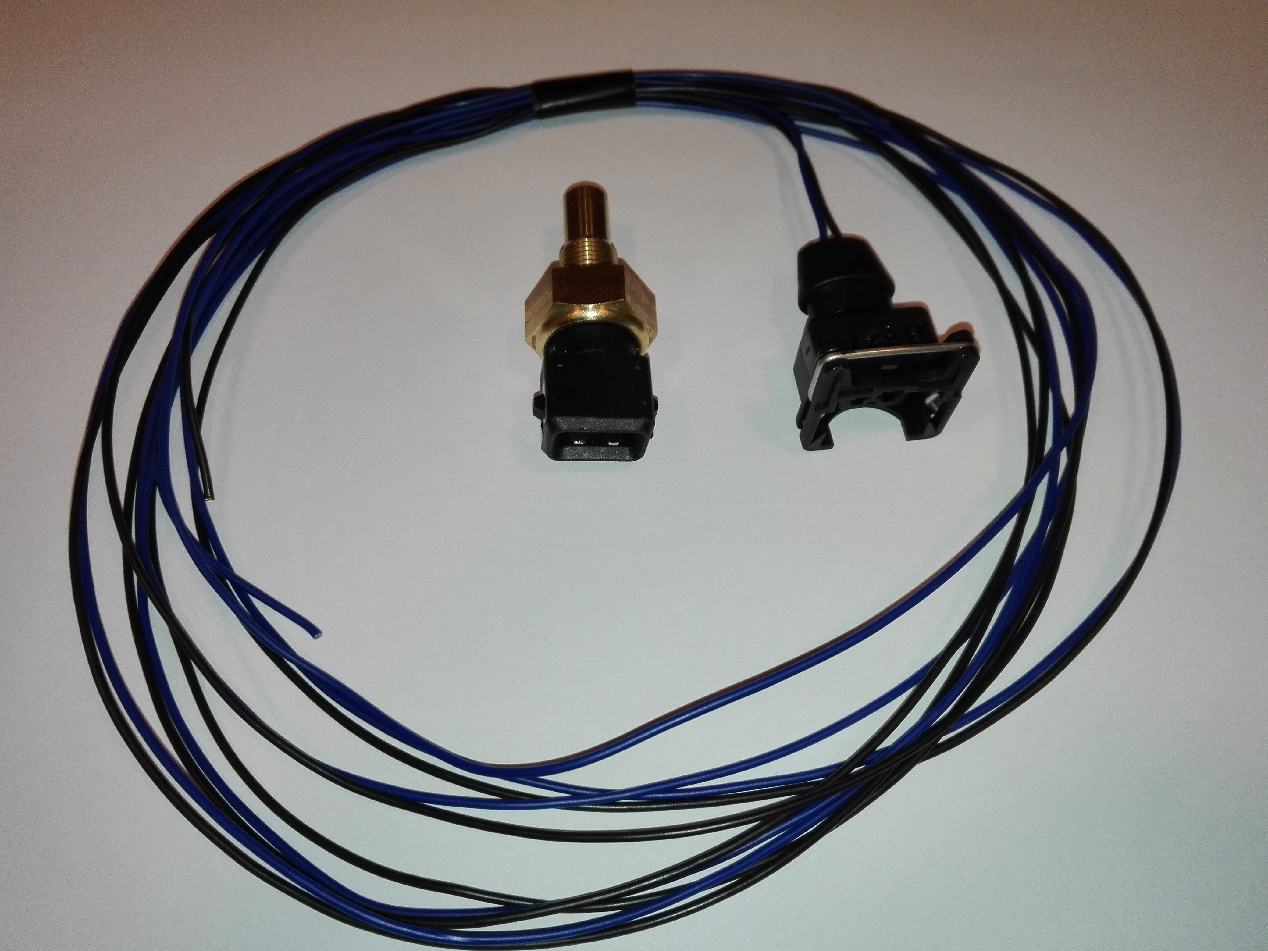 Isolated fluid temperature sensor 1/8" NPT (Blue)