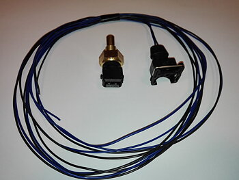 Isolated fluid temperature sensor 1/8" NPT (Blue)