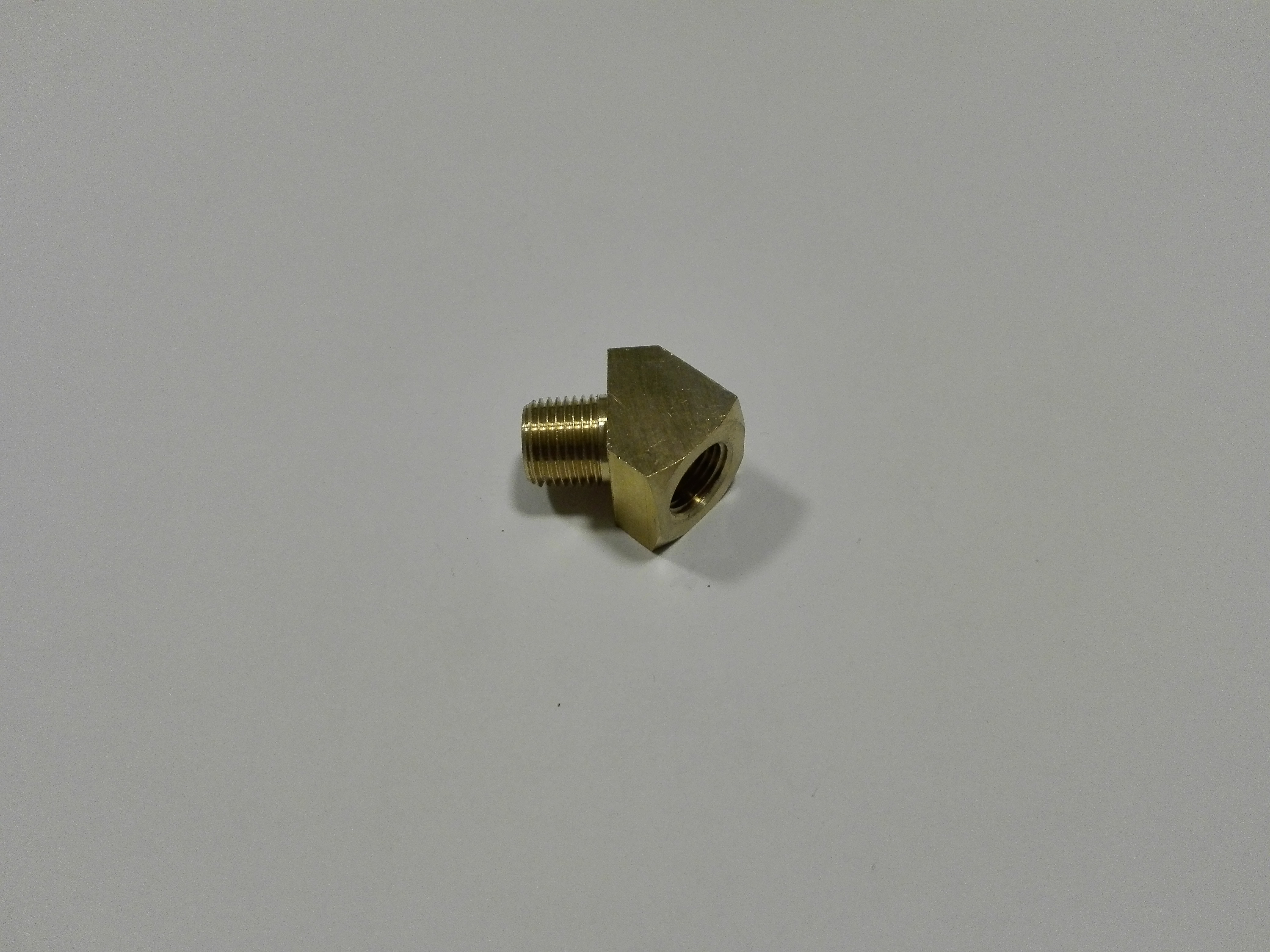 Vinkeladapter: 1/8" npt hona till 1/8" npt  hane, 45 grader