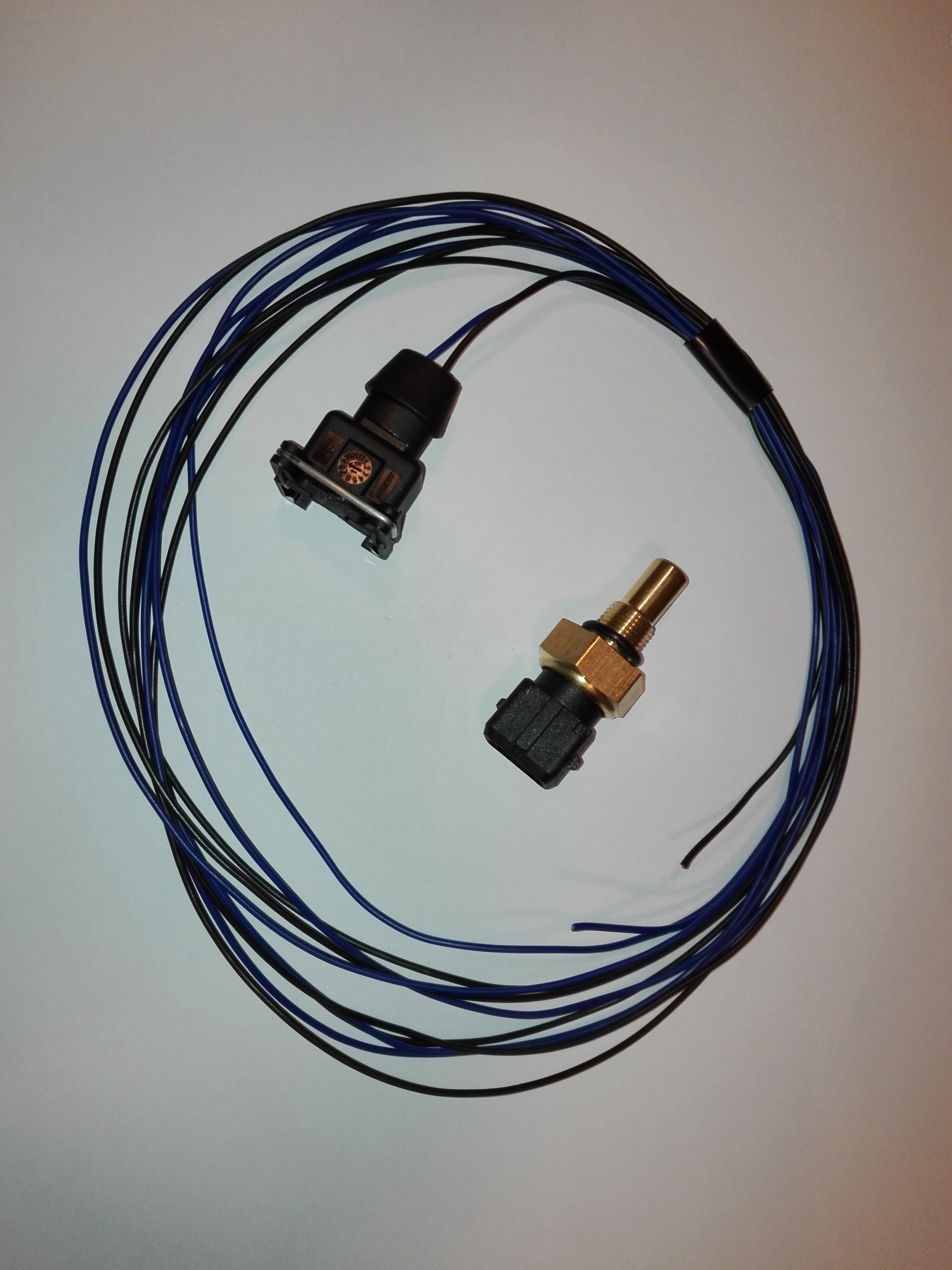 Isolated OEM quality fluid temperature sensor 1/8" NPT (Blue)