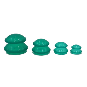 Silicone Cupping Jars (4 per pack) Gröna
