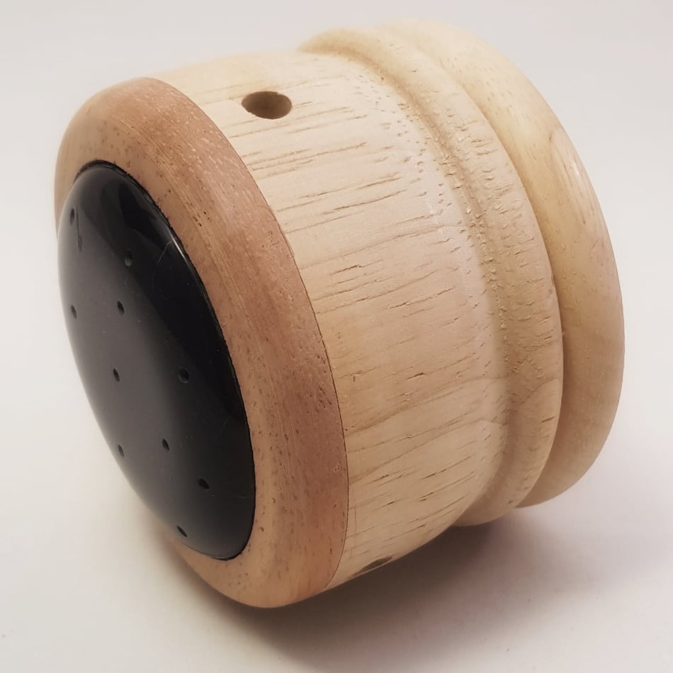 Moxavärmare i obehandlat trä med sten - 3