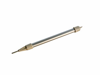 Palperpenna, fjädrande, beige.