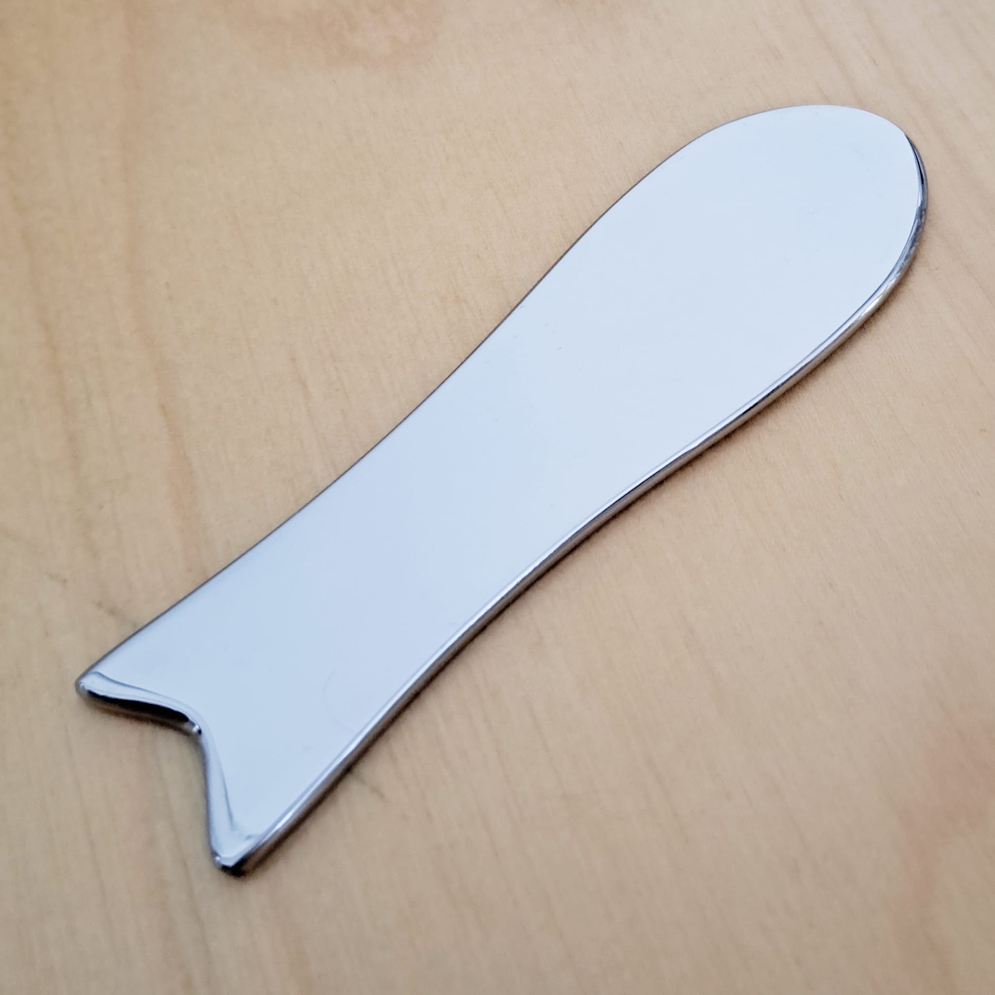 Gua Sha - verkyg i rostfritt stål-  Fisk, Hjärta, Rundad Skrapa, Horn - 2
