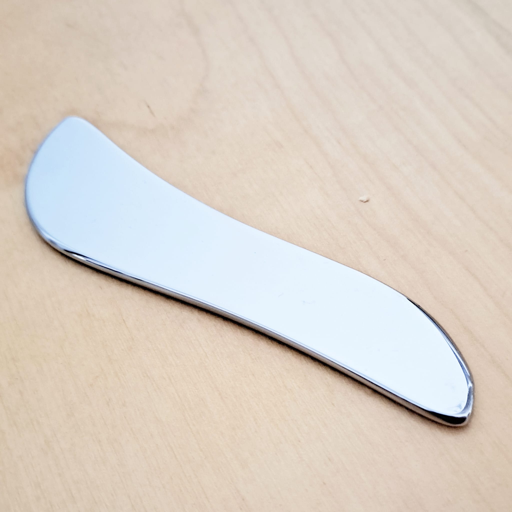 Gua Sha - verkyg i rostfritt stål-  Fisk, Hjärta, Rundad Skrapa, Horn - 4