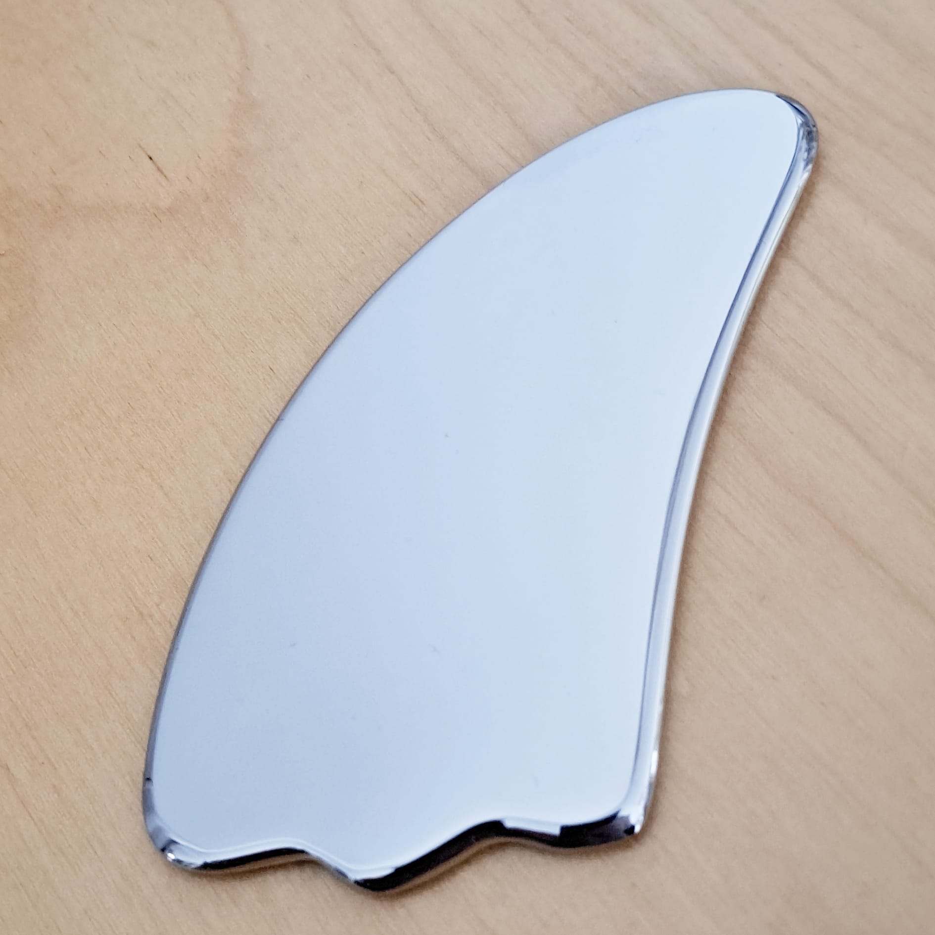 Gua Sha - verkyg i rostfritt stål-  Fisk, Hjärta, Rundad Skrapa, Horn - 5