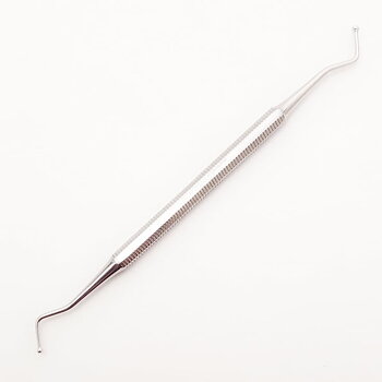 Palperpenna, fast, böjd, dubbelsidig 12,5 cm lång 1,7 resp 2 mm kula