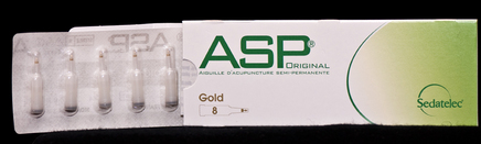 ASP-Solo Guld permanentnål, 8 st/ask