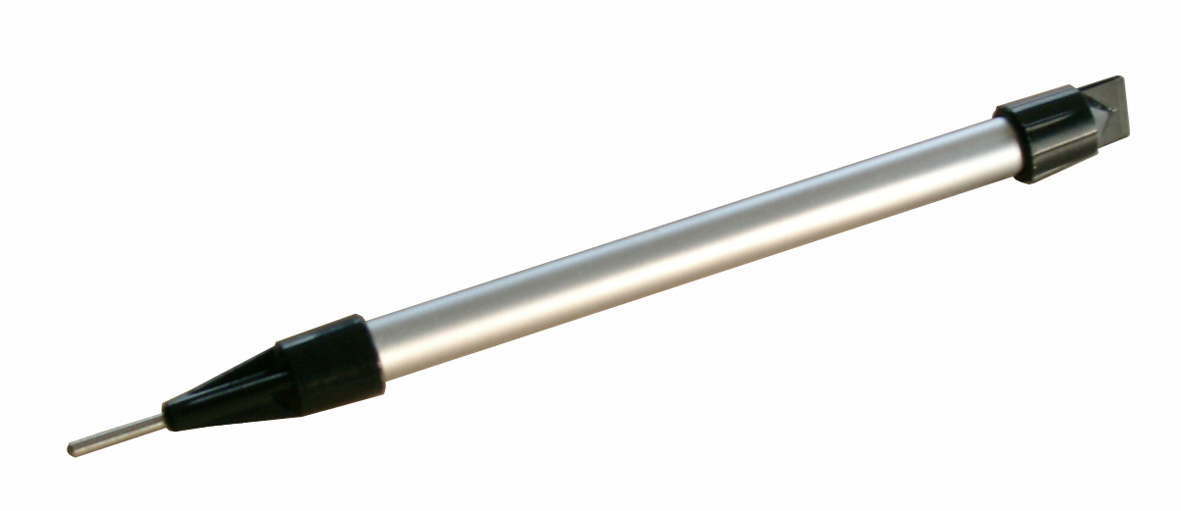 Palperpenna, fjädrande, svart, 130 g motstånd