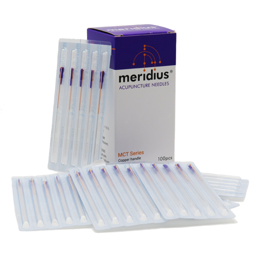 Kopparnål från Meridius, med virat kopparhandtag och tube, 0,22*13 mm, 100 st - 3
