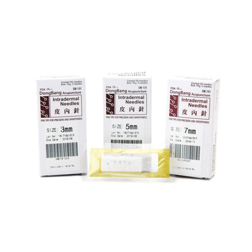 Intradernål 0,12*3 mm eller 0,12*5 mm lång från Dong Bang, 50 st/ask