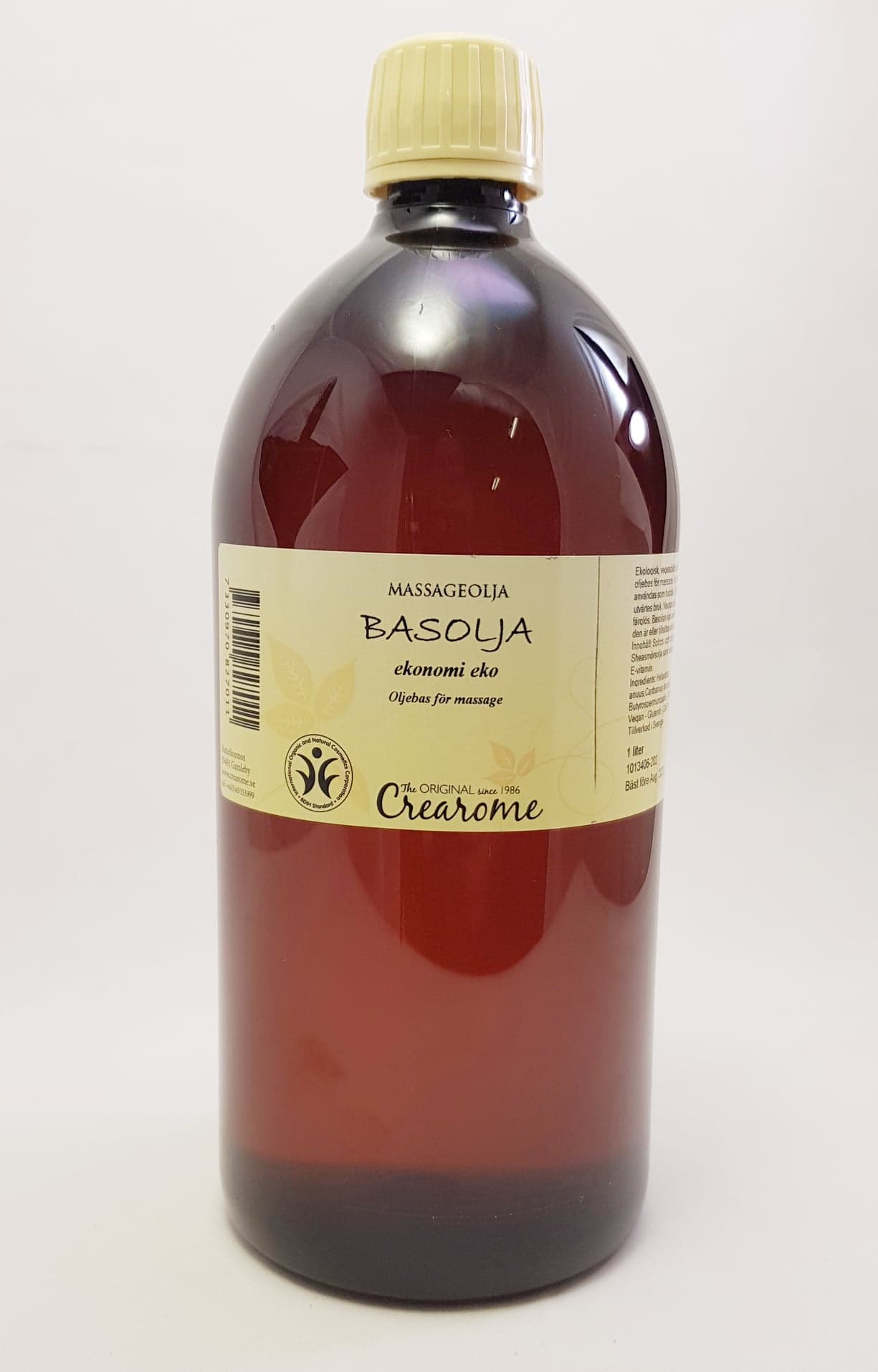 Massageolja - Ekologisk - Bas 1000 ml