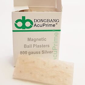 Magnetiska Öronpellets, Silverpläterade 800 gauss från Dong Bang