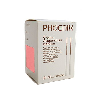 Akupunkturnål från Phoenix med kopparskaft, 5 i tube, 0,25*40 mm, 500 st