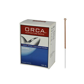 Akupunkturnål av högkvalitativt kirurgiskt rostfritt stål. ORCA Natural 0,25x40 mm 100 st/ask